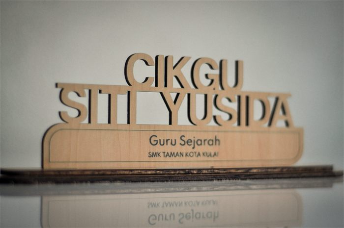 Desk Name Plaque