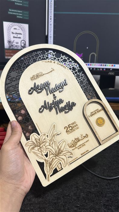 Mas Kahwin/Hantaran Plaque photo 2